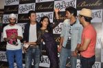 Varun Sharma, Pulkit Samrat, Ali Fazal, Manjot Singh at Fukrey film bash in Grant Road, Mumbai on 31st May 2013 (30).JPG